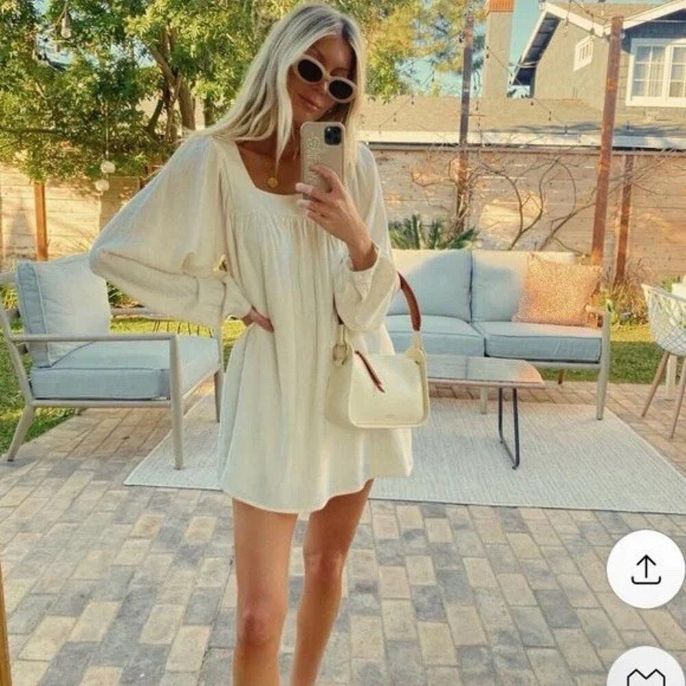 Sancia The Mayson Dress in Cream Medium Mini